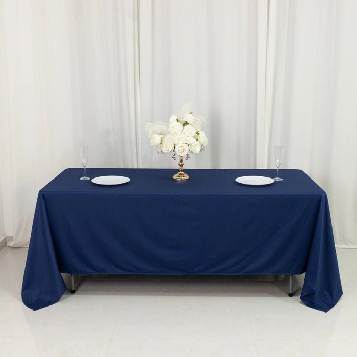 72" x 120" Scuba Polyester Rectangular Tablecloth