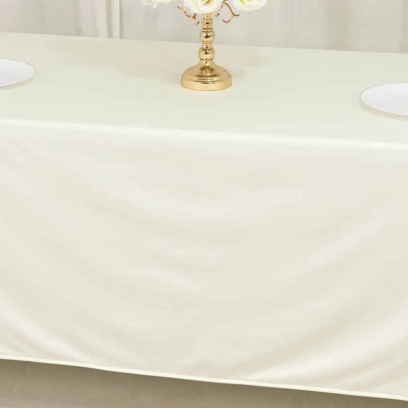 72" x 120" Scuba Polyester Rectangular Tablecloth