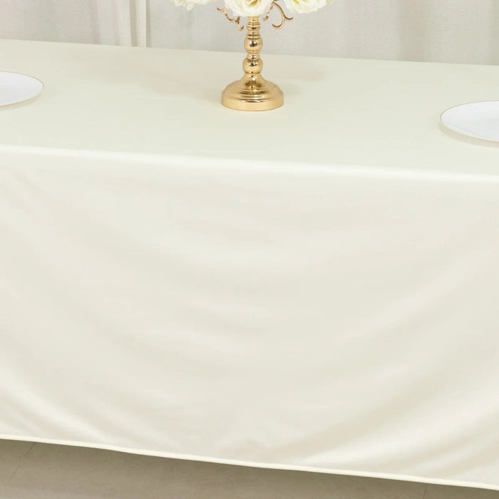 72" x 120" Scuba Polyester Rectangular Tablecloth