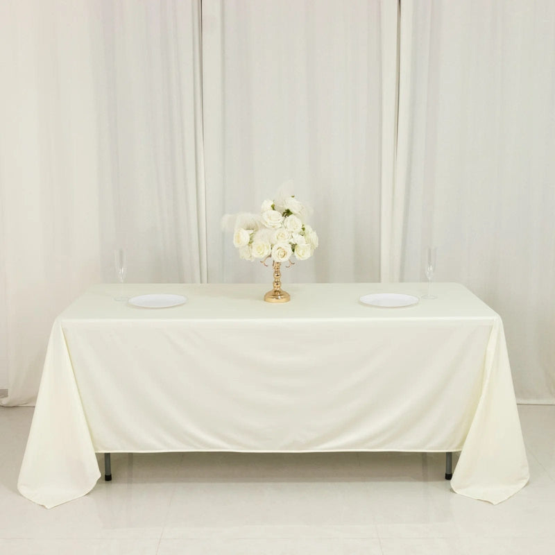 72" x 120" Scuba Polyester Rectangular Tablecloth