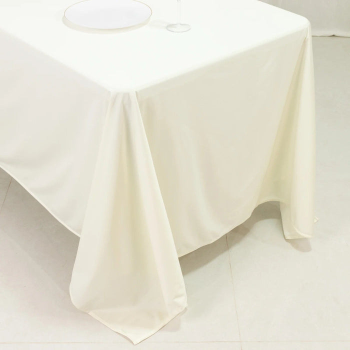 72" x 120" Scuba Polyester Rectangular Tablecloth