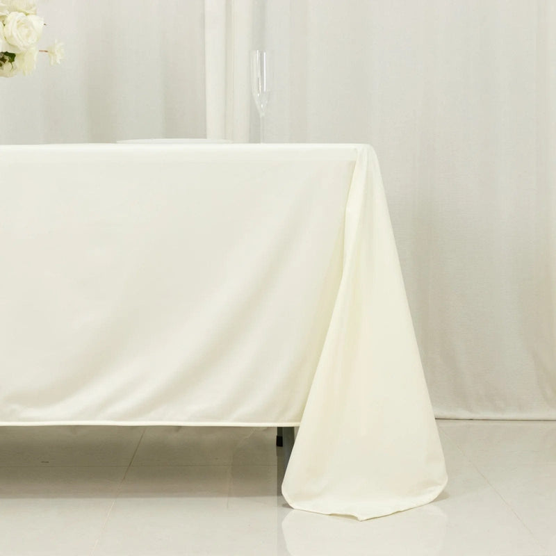 72" x 120" Scuba Polyester Rectangular Tablecloth