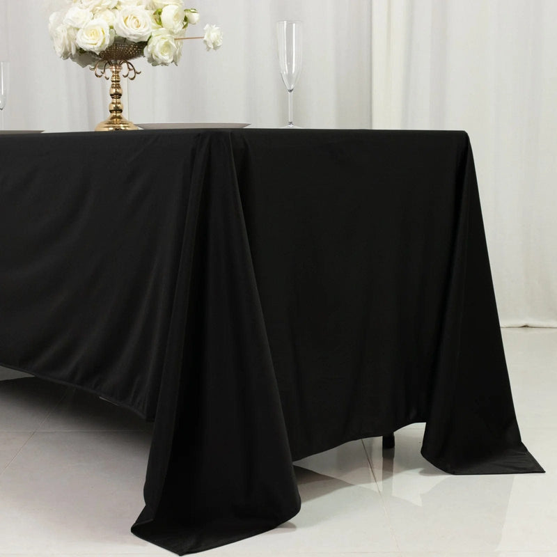 72" x 120" Scuba Polyester Rectangular Tablecloth