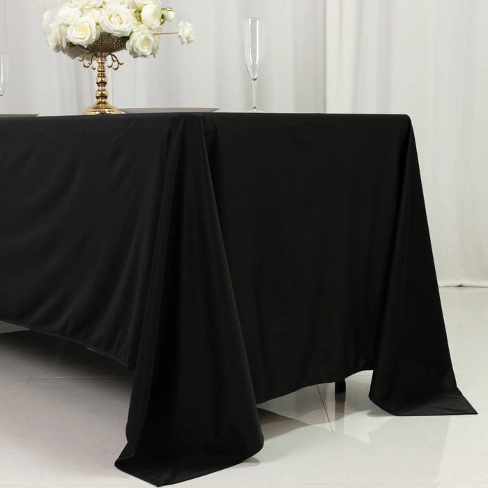 72" x 120" Scuba Polyester Rectangular Tablecloth