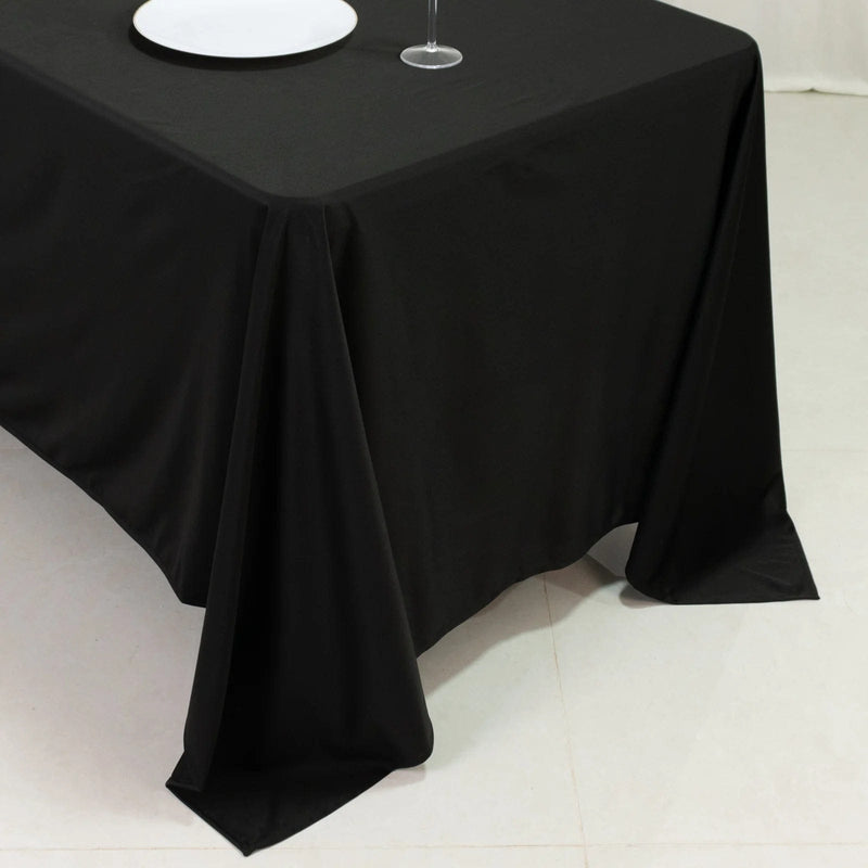 72" x 120" Scuba Polyester Rectangular Tablecloth