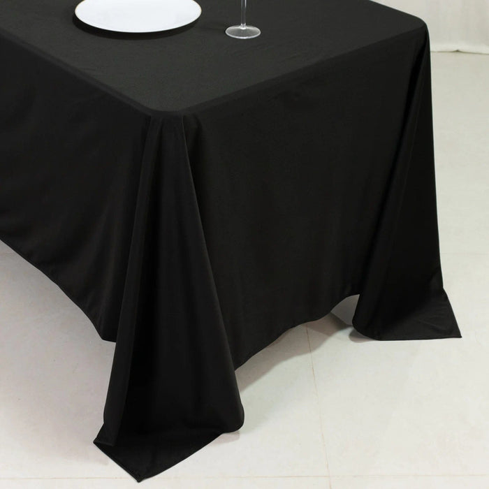 72" x 120" Scuba Polyester Rectangular Tablecloth