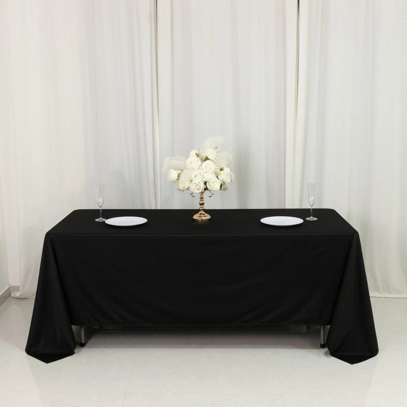 72" x 120" Scuba Polyester Rectangular Tablecloth