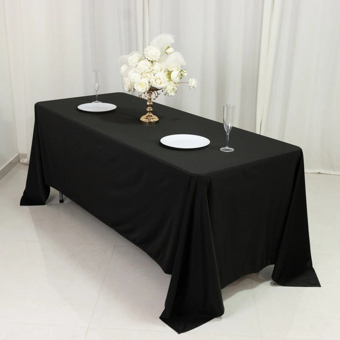 72" x 120" Scuba Polyester Rectangular Tablecloth