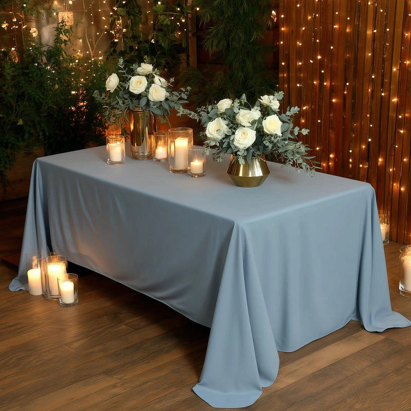 72" x 120" Scuba Polyester Rectangular Tablecloth