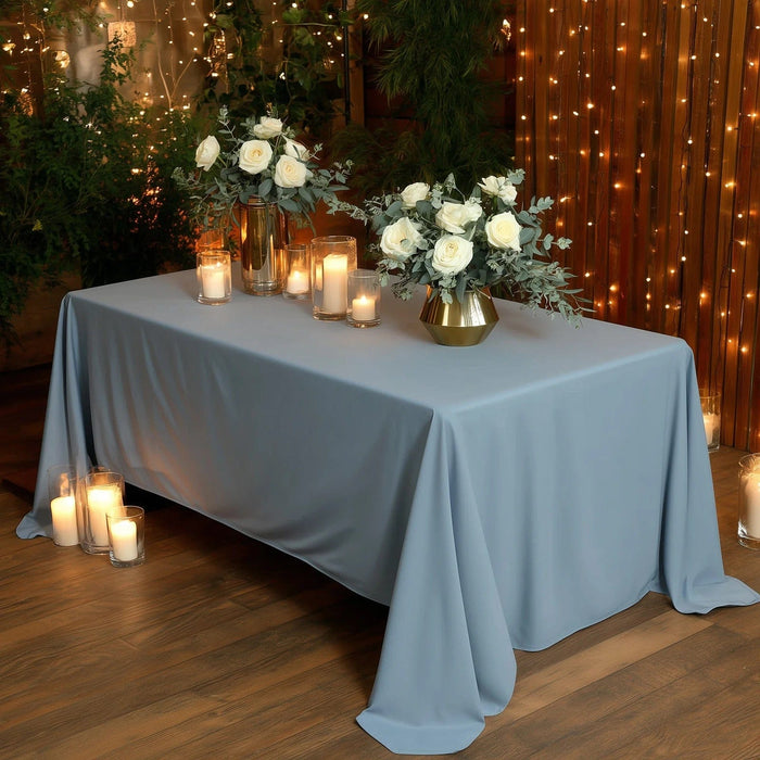 72" x 120" Scuba Polyester Rectangular Tablecloth
