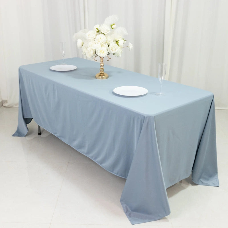 72" x 120" Scuba Polyester Rectangular Tablecloth