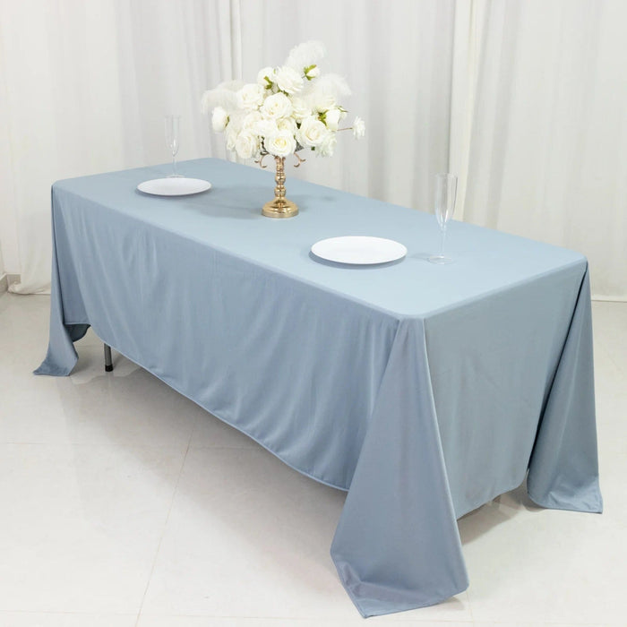 72" x 120" Scuba Polyester Rectangular Tablecloth
