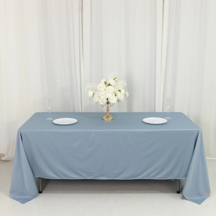 72" x 120" Scuba Polyester Rectangular Tablecloth