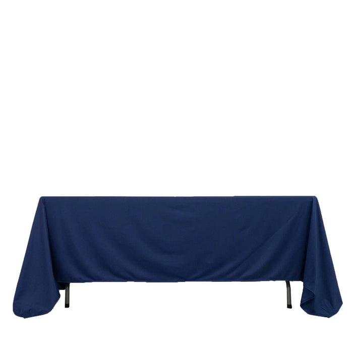 72" x 120" Scuba Polyester Rectangular Tablecloth TAB_SCUBA_72120_NAVY