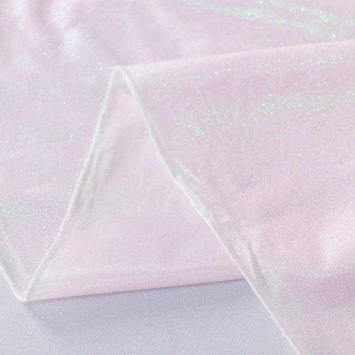 72" x 72" Glitter Sparkle Polyester Table Overlay