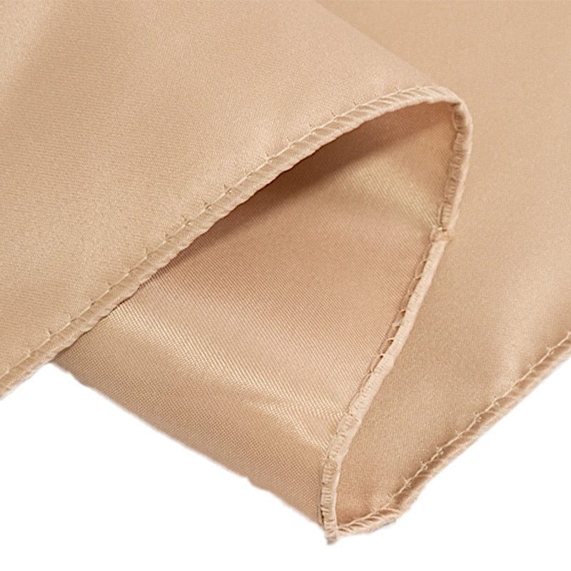 72" x 72" Satin Square Table Overlay Smooth Finish