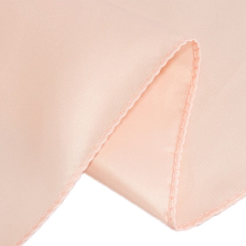 72" x 72" Satin Square Table Overlay Smooth Finish