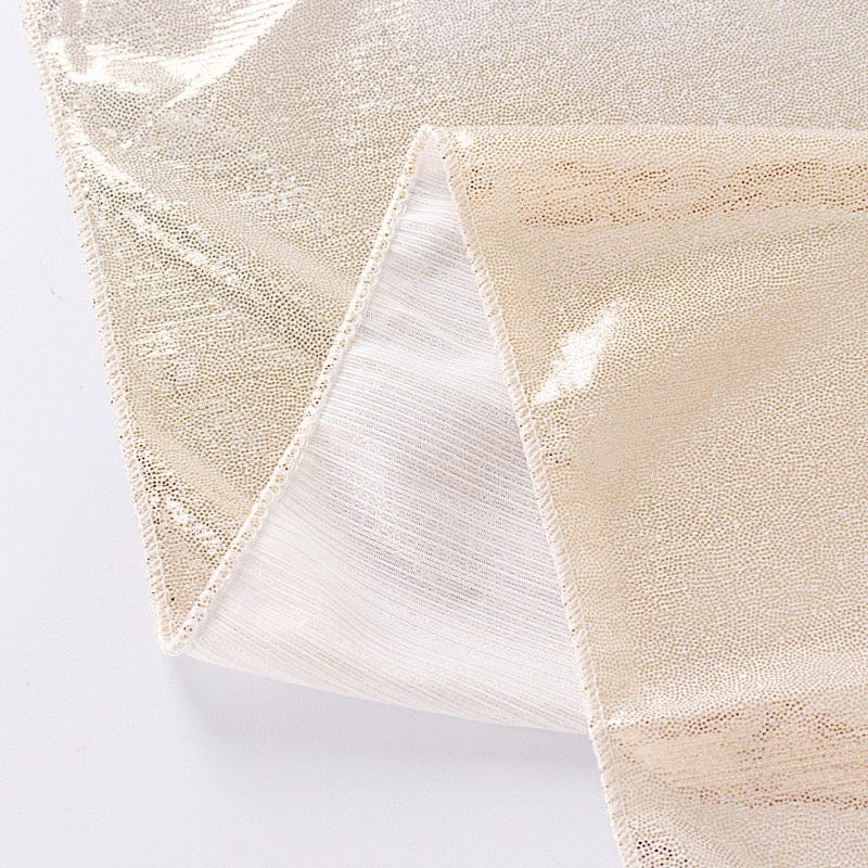 72" x 72" Shimmer Sequin Dots Square Polyester Table Overlay