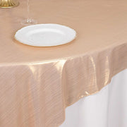 72" x 72" Shimmer Sequin Dots Square Polyester Table Overlay