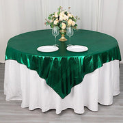 72" x 72" Shimmer Sequin Dots Square Polyester Table Overlay