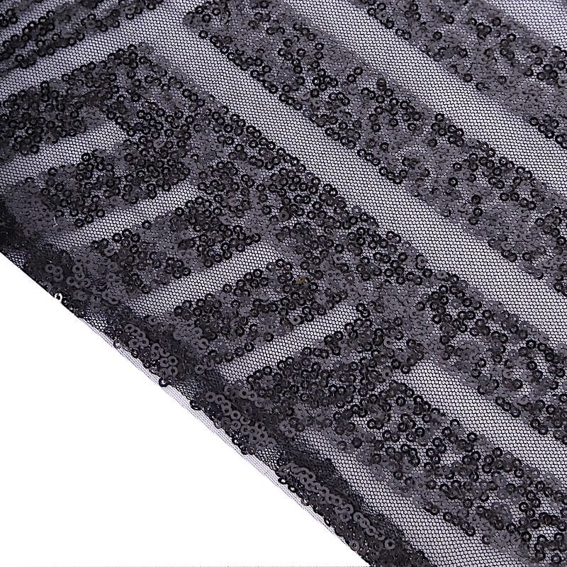 72"x72" Tulle Square Table Overlay with Sequins and Geometric Pattern