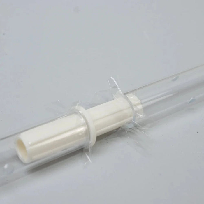 8 Acrylic 24" Ceiling Drape Tubes with Position Fastening Pins and Connectors - Clear BKDP_CEIL_TUBE01_24