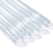 8 Acrylic 24" Ceiling Drape Tubes with Position Fastening Pins and Connectors - Clear BKDP_CEIL_TUBE01_24