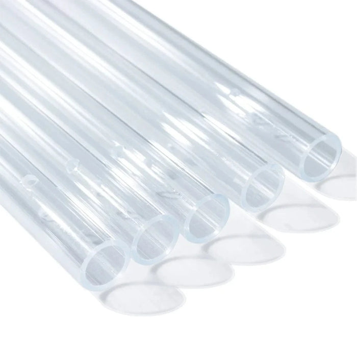 8 Acrylic 24" Ceiling Drape Tubes with Position Fastening Pins and Connectors - Clear BKDP_CEIL_TUBE01_24