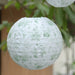 8 Chinoiserie Floral Print Hanging Paper Lanterns
