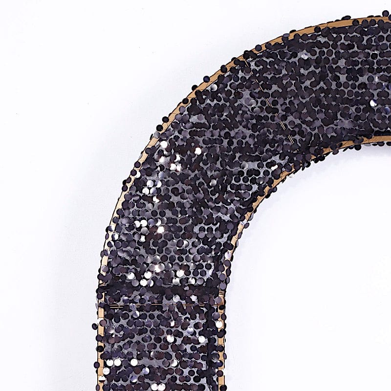 8 ft Big Payette Sequin Open Arch Backdrop Cover