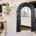 8 ft Big Payette Sequin Open Arch Backdrop Cover