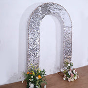 8 ft Big Payette Sequin Open Arch Backdrop Cover