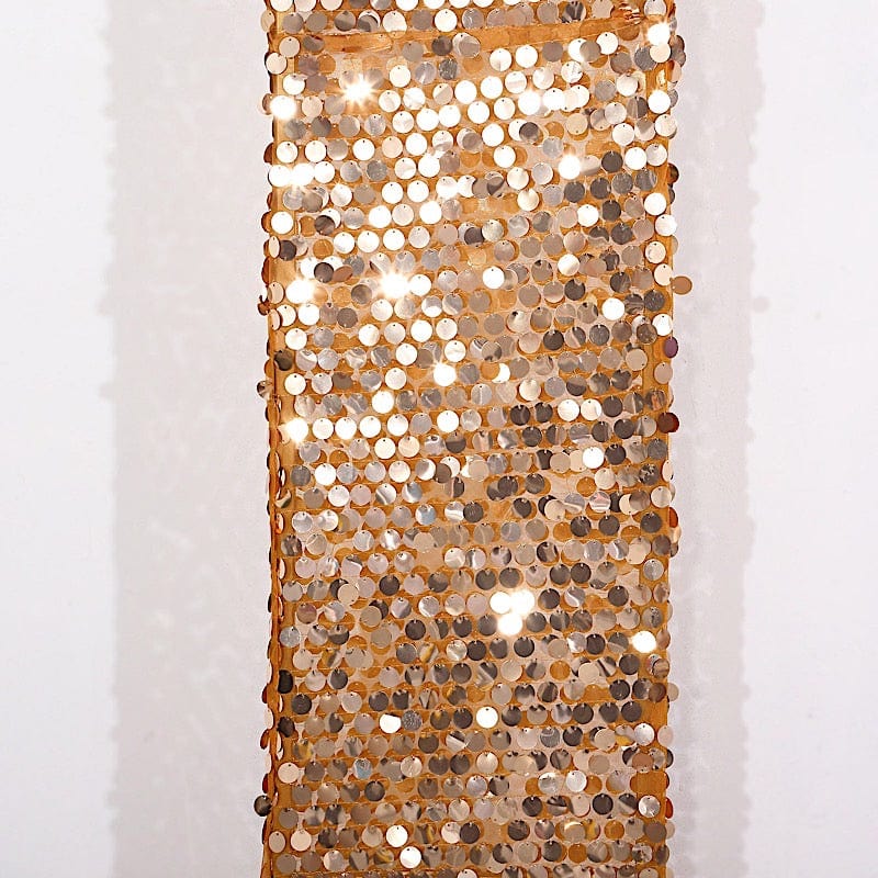 8 ft Big Payette Sequin Open Arch Backdrop Cover