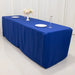 8 ft Fitted Premium Polyester Rectangle Tablecloth