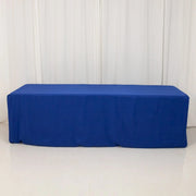 8 ft Fitted Premium Polyester Rectangle Tablecloth