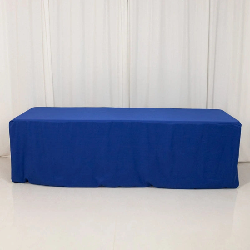 8 ft Fitted Premium Polyester Rectangle Tablecloth