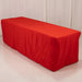 8 ft Fitted Premium Polyester Rectangle Tablecloth