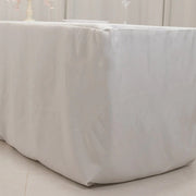 8 ft Fitted Premium Polyester Rectangle Tablecloth