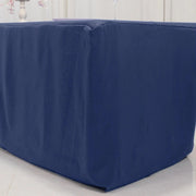 8 ft Fitted Premium Polyester Rectangle Tablecloth