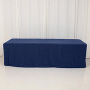 8 ft Fitted Premium Polyester Rectangle Tablecloth