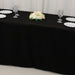 8 ft Fitted Premium Polyester Rectangle Tablecloth