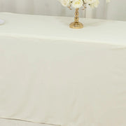 8 ft Fitted Scuba Polyester Rectangle Tablecloth