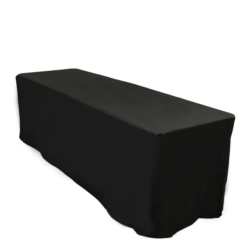 8 ft Fitted Scuba Polyester Rectangle Tablecloth