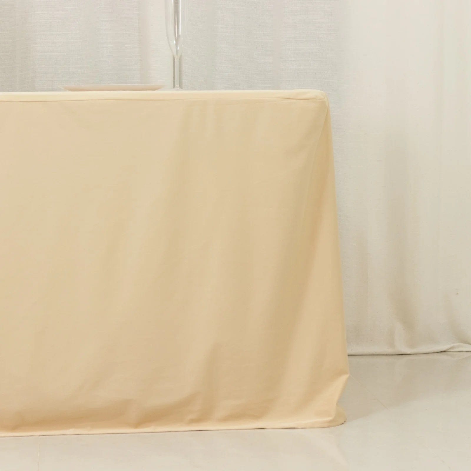 8 ft Fitted Scuba Polyester Rectangle Tablecloth