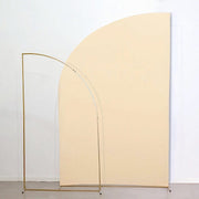 8 ft Fitted Spandex Half Moon Wedding Arch Backdrop Stand Cover