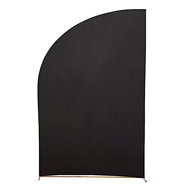 8 ft Fitted Spandex Half Moon Wedding Arch Backdrop Stand Cover