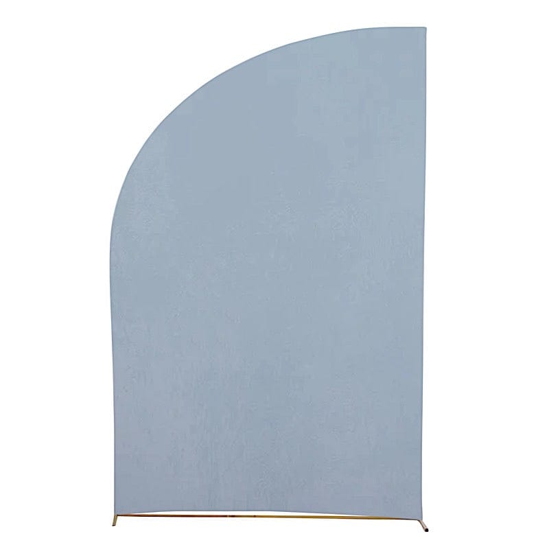 8 ft Fitted Spandex Half Moon Wedding Arch Backdrop Stand Cover