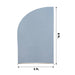 8 ft Fitted Spandex Half Moon Wedding Arch Backdrop Stand Cover