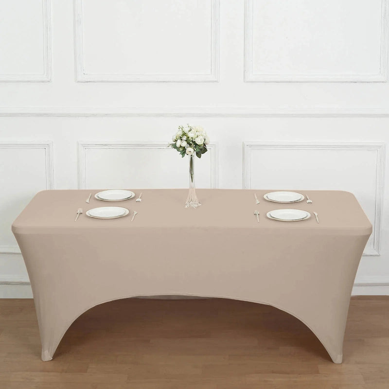 8 ft Fitted Spandex Tablecloth 96" x 30" x 30"