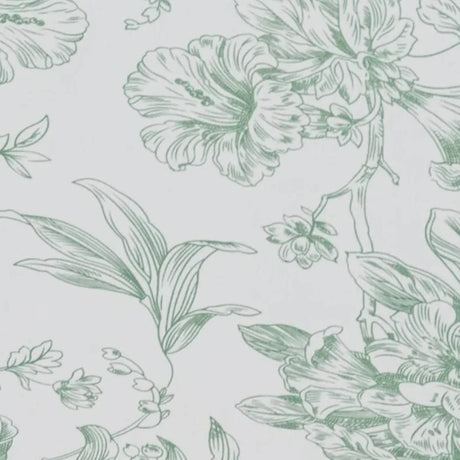 8 ft Fitted Spandex Tablecloth French Toile Table Cover